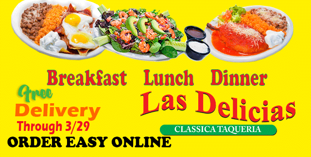 Online Ordering – Free Delivery Today – Las Delicias Golden Valley