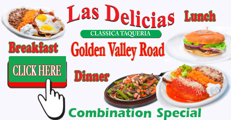 Dine In Mexican Food | Las Delicias Golden Valley Road