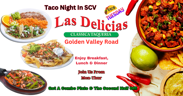Taco Night or Combo Night – Las Delicias Golden Valley Rd
