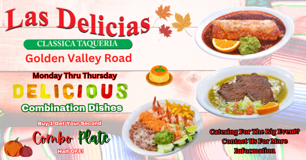 Delicious Mexican Combo Plates – Las Delicias SCV